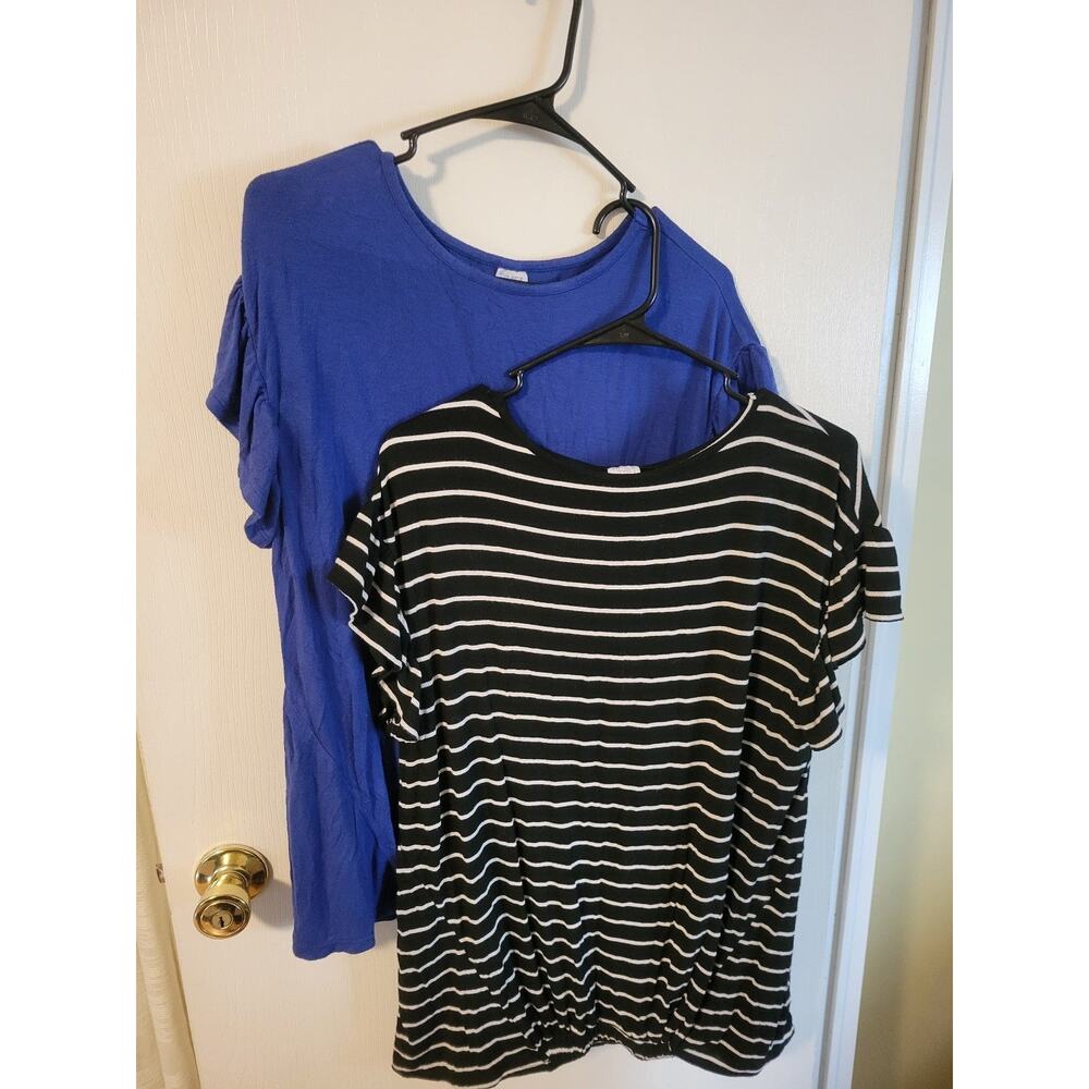 2 Maternity Tops, Time and Tru, size small (can fit medium)